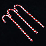 12pcs  Christmas Candy Cane Twisted Plastic Candy Cane Xmas Tree Decoration for Christmas Tree Hanging Ornaments