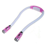 4 LED bulbs and 3 adjustable brightness level neck book lights enhance your nighttime reading experience. Circular LED book light