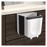 Foldable Small Trash Bin Wall Mounted, Hanging Composting Bin For Kitchen, Under Sink Garbage Can Easy To Use