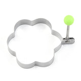 5pcs  egg shaped egg ring, used for frying eggs, stainless steel non stick pancake machine with handle, stainless steel frying mold In Australia - Darrahopens
