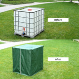 Outdoor water tank with handbag, UV resistant rainwater bucket, dust cover for water tank, with zipper corner buckle