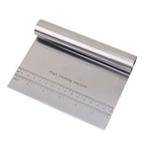 Chopper Stainless Steel Mirror Polished with Measuring Scale Multipurpose- Cake, Pizza Cutter - Pastry Bread Separator Scale Knife In Australia - Darrahopens