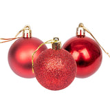 100pcs Christmas Baubles Shatterproof Dark Red, Christmas Tree Decorations Ball Ornaments Balls Xmas Hanging Decorations Holiday Decor In Australia - Darrahopens