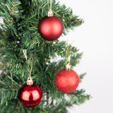 100pcs Christmas Baubles Shatterproof Dark Red, Christmas Tree Decorations Ball Ornaments Balls Xmas Hanging Decorations Holiday Decor In Australia - Darrahopens