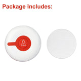 Waterproof wireless call buttons for nursing staff pagers and restaurant call pagers, suitable for the elderly/patients/disabled