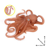 Simulated Octopus Model Figure Toy, Realistic Sea Life Animal Figurines Collection Playset Science Educational Props Toys In Australia - Darrahopens