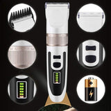 Pet Dog Grooming Kit, Dog Clippers Cordless Quiet Dog Hair Clippers Trimmer with Pet Grooming Scissors Combs