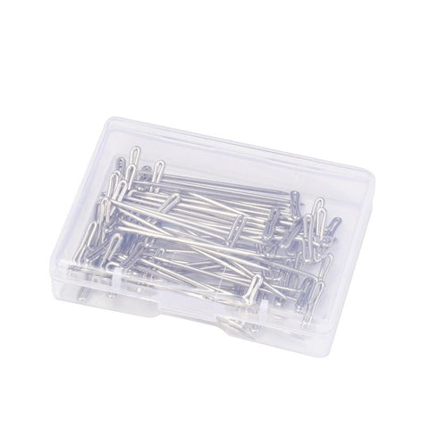 50 pieces of 27mm T-shaped pins, knitting T-shaped pins, wig pins, wig pins, foam head wig pins, sewing T-shaped nails In Australia - Darrahopens