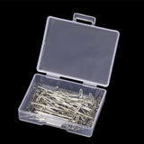50 pieces of 27mm T-shaped pins, knitting T-shaped pins, wig pins, wig pins, foam head wig pins, sewing T-shaped nails