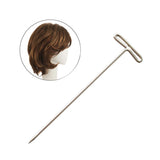 50 pieces of 27mm T-shaped pins, knitting T-shaped pins, wig pins, wig pins, foam head wig pins, sewing T-shaped nails In Australia - Darrahopens