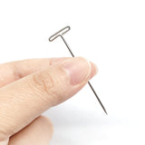 50 pieces of 27mm T-shaped pins, knitting T-shaped pins, wig pins, wig pins, foam head wig pins, sewing T-shaped nails