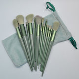 13 pieces of makeup brush set quick drying brush hair super soft powder powder blusher beauty tools.