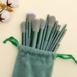 13 pieces of makeup brush set quick drying brush hair super soft powder powder blusher beauty tools.