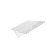 Large Open Book Display Stand for Cookbook Art Book Bible Guest Book - Coffee Table Book Stand for Reading - Transparency