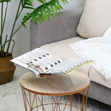 Large Open Book Display Stand for Cookbook Art Book Bible Guest Book - Coffee Table Book Stand for Reading - Transparency