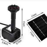 Solar Fountain Pump Kit with Independent Solar Panels, Outdoor Pond, Courtyard Garden, and Fish Tank Small Fountain