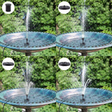 Solar Fountain Pump Kit with Independent Solar Panels, Outdoor Pond, Courtyard Garden, and Fish Tank Small Fountain In Australia - Darrahopens