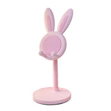Cell Phone Stand,Angle Height Adjustable Bunny Phone Stand for Desk,Cute Rabbit Phone Holder Stand for Desk(Pink) In Australia - Darrahopens