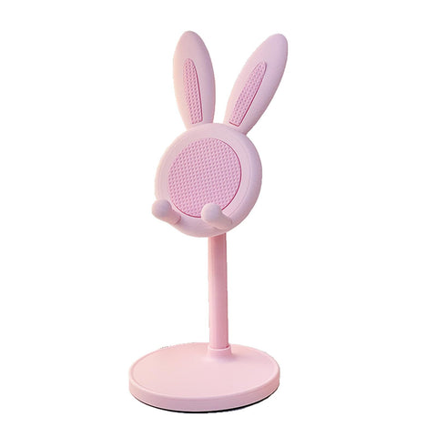Cell Phone Stand,Angle Height Adjustable Bunny Phone Stand for Desk,Cute Rabbit Phone Holder Stand for Desk(Pink) In Australia - Darrahopens