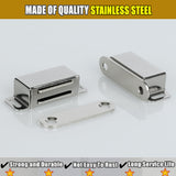 Cabinet Magnetic Catch,Door Catch with Strong Magnetic for Cabinet,Closet Doors Catches Closer Latches Hardware