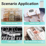 Label making machine with magnetic tape, portable wireless connection, multiple templates for mobile phones, easy to use