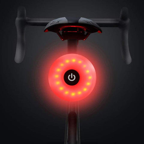 Bike Tail Light, Sport LED Rear Bike Light USB Rechargeable, Red High Intensity Bicycle Taillight Waterproof