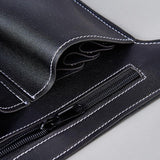 Hairdresser Scissor Bag,Salon Professional Barber PU Leather Waist Pouch Holder Case Make up Kit Barber Tool Pouch Hair
