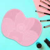 Silicone Brush Cleaner - Silicone Brush Cleaner Washing Brush Cleaning Mat Foundation Makeup Brush Cleaner Pad -Color random In Australia - Darrahopens