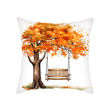 Fall Pillow Covers 4 Pack, 18x18 Autumn Maple Leaves Pillow Cases Fall Decorations Couch Pillow Cases, Linen Fall Decor In Australia - Darrahopens