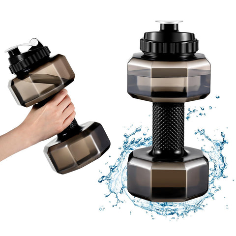 75 oz Dumbbell Water Bottle Gym Gifts for Men Water Battle Big Capacity Sports Fitness Exercise Jug for Father's Day Birthday In Australia - Darrahopens