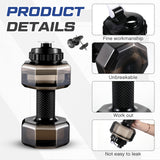 75 oz Dumbbell Water Bottle Gym Gifts for Men Water Battle Big Capacity Sports Fitness Exercise Jug for Father's Day Birthday In Australia - Darrahopens