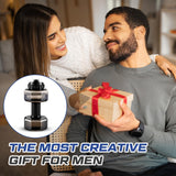 75 oz Dumbbell Water Bottle Gym Gifts for Men Water Battle Big Capacity Sports Fitness Exercise Jug for Father's Day Birthday In Australia - Darrahopens