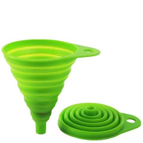3 Pcs Silicone Collapsible Funnel, Funnels for Kitchen Use Filling Bottles, Food Grade Foldable Kitchen Funnels In Australia - Darrahopens