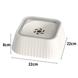 Carried Pet Water Bowl for Dog, Splash-Free, Anti-Choking Dog Bowl,Slow Feeder Fit into Basic Bowls for Dog & Cat Bowls