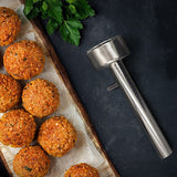 Falafel Maker Scoop Stainless Steel Small Size Falafel & Meatball Meat Ball Mold 1.6 Inch (4.1 cm) Diameter