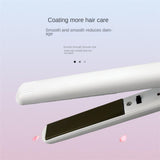 2 pcs Small Travel Straightener and Curling Iron, Ceramic Coated Fast Heating, for Short Hair Bangs, Wigs, Extensions, Wet and Dry