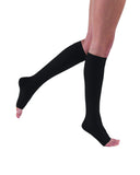 Leg Health Medical Compression Stockings for Men and Women,Open Toe, Black, Knee High, Open Toe | Compression Socks