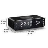 Alarm Clock Clock Creative Electronic Clock Fast Charging Wireless Charging Bluetooth Speaker Alarm Clock for Bedroom
