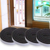 4 pcs Seal Strip,Weather Stripping for Door or Window,Weatherproof Soundproof Self Adhesive Door Strip,Insect Proof