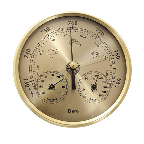 Barometer Thermometer Hygrometer Weather Station Pressure Gauge,Temperature Humidity Measurement,Wall Mounte In Australia - Darrahopens