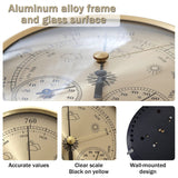 Barometer Thermometer Hygrometer Weather Station Pressure Gauge,Temperature Humidity Measurement,Wall Mounte