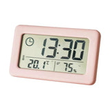 Favourite Small Alarm Clock Indoor Travel Mini Thermometer Electronic Watch Wall-Mounted Wall Temperature
