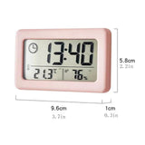 Favourite Small Alarm Clock Indoor Travel Mini Thermometer Electronic Watch Wall-Mounted Wall Temperature