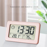 Favourite Small Alarm Clock Indoor Travel Mini Thermometer Electronic Watch Wall-Mounted Wall Temperature