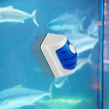 Blue Small Strong Double Sided Cleaning Fish Tank Brush For Aquarium Utensil Travel (Blue, small size)