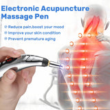 Acupuncture Pen, 5-in-1 Electronic Acupuncture Pen Pain Relief Therapy Rechargeable Powerful Meridian Energy Massage