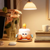 Birthday Cake Lamp - Dimmable Nursery Lamp, Cute Kids Bedroom Night Light | Silicone Birthday Cake LED Lamp