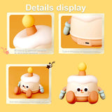 Birthday Cake Lamp - Dimmable Nursery Lamp, Cute Kids Bedroom Night Light | Silicone Birthday Cake LED Lamp