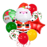 Santa Claus Balloon, Christmas Decoration Balloon, Merry Christmas Decorations, Green Balloons, Star Foil Balloon In Australia - Darrahopens