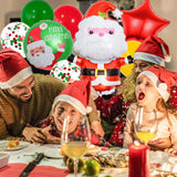 Santa Claus Balloon, Christmas Decoration Balloon, Merry Christmas Decorations, Green Balloons, Star Foil Balloon In Australia - Darrahopens